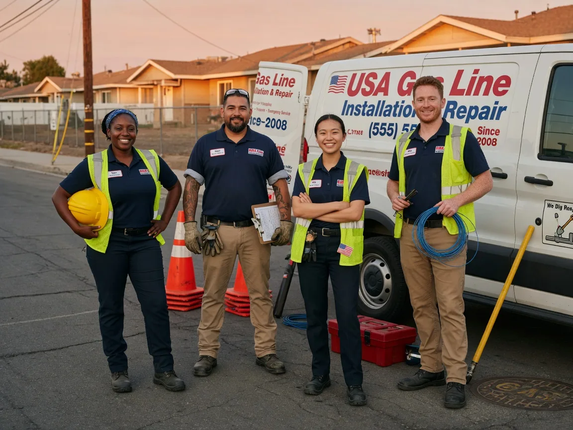 Gas Line Installation company in Scotts, MI